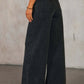 Button Up Wide Leg Jeans - Oh she Rose
