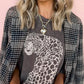 Cheetah Mineral Wash T-Shirt - Oh she Rose