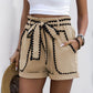 Chic Vibes Contrast Trim Shorts - Oh she Rose