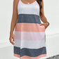 Color Block Scoop Neck Mini Dress - Oh she Rose