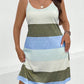 Color Block Scoop Neck Mini Dress - Oh she Rose