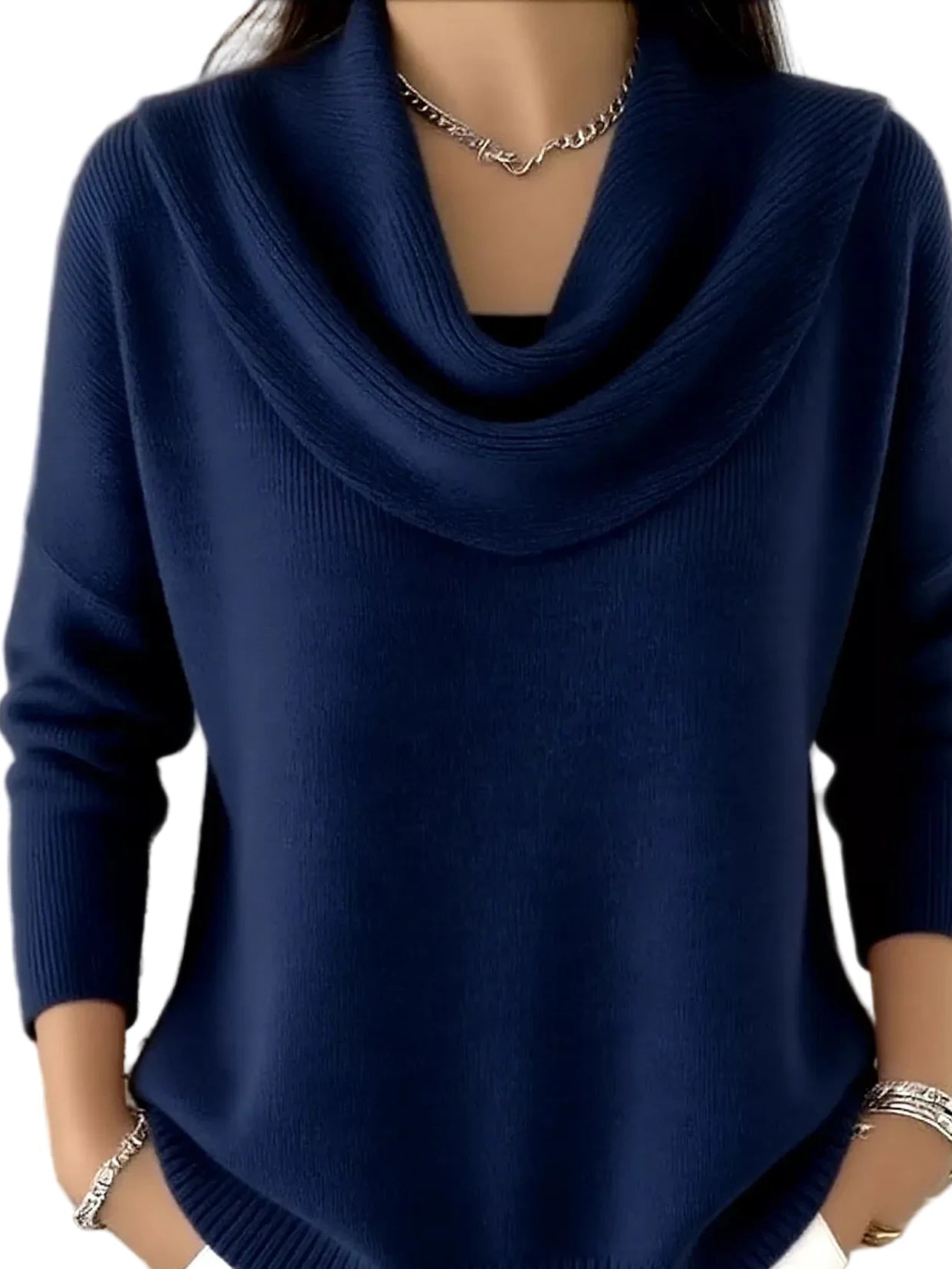 Cowl Neck Sweater - Oh she Rose