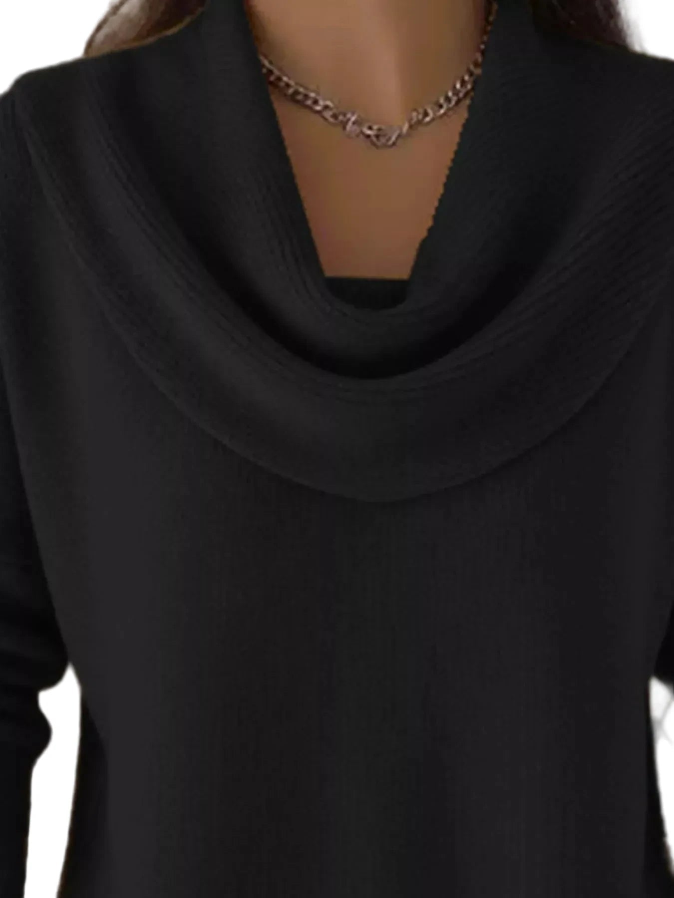 Cowl Neck Sweater - Oh she Rose