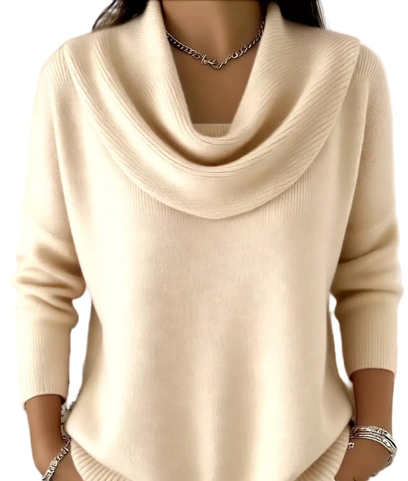 Cowl Neck Sweater - Oh she Rose