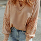 Crisscross Applesauce Waffle - Knit Top - Oh she Rose