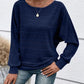 Cute and Casual Round Neck Sweater - Oh she Rose