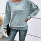 Cute and Casual Round Neck Sweater - Oh she Rose