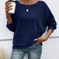 Cute and Casual Round Neck Sweater - Oh she Rose