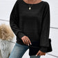 Cute and Casual Round Neck Sweater - Oh she Rose