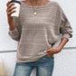 Cute and Casual Round Neck Sweater - Oh she Rose