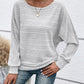 Cute and Casual Round Neck Sweater - Oh she Rose