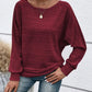 Cute and Casual Round Neck Sweater - Oh she Rose