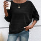 Cute and Casual Round Neck Sweater - Oh she Rose