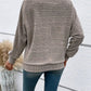 Cute and Casual Round Neck Sweater - Oh she Rose