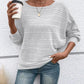 Cute and Casual Round Neck Sweater - Oh she Rose