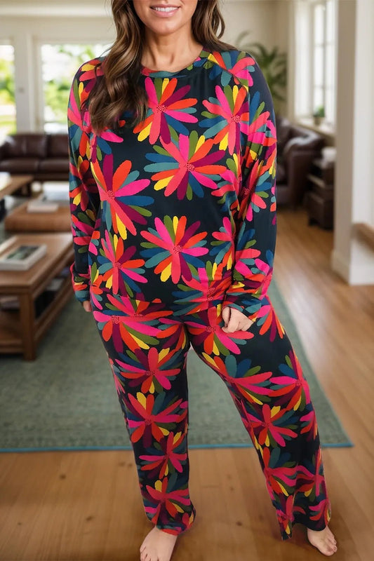 Fabulous Floral Lounge Set - Oh she Rose