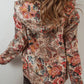 Fall into Floral Hooded Jacket - Oh she Rose