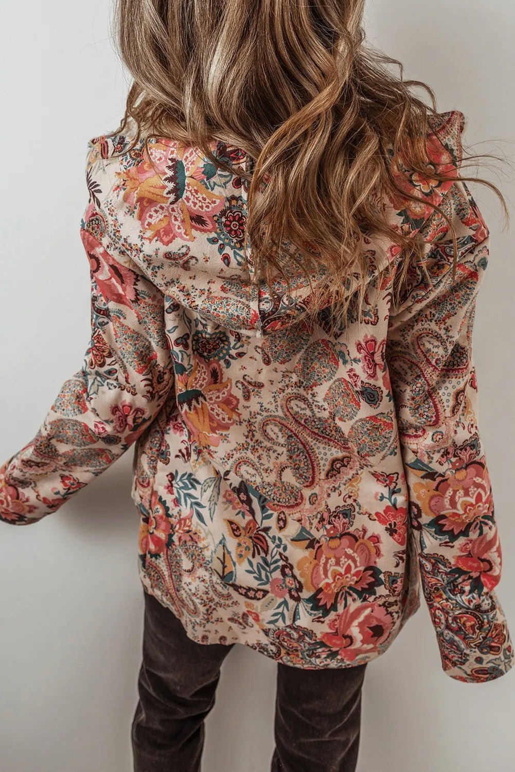 Fall into Floral Hooded Jacket - Oh she Rose