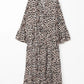 Fall Into Leopard Ruffle Dress - Oh she Rose