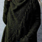 Feeling Fringy Asymmetrical Cardigan - Oh she Rose