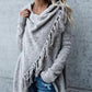 Feeling Fringy Asymmetrical Cardigan - Oh she Rose