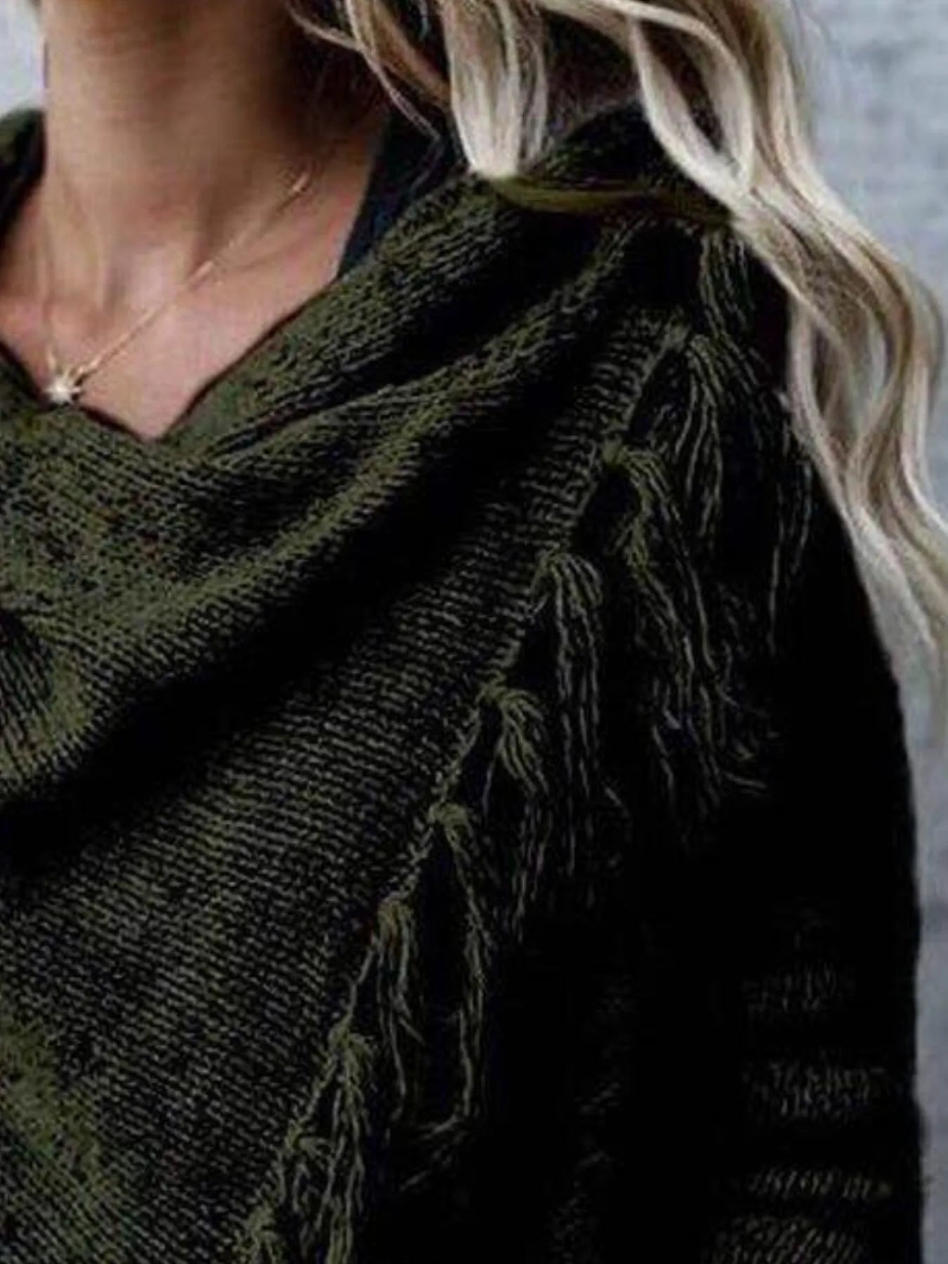 Feeling Fringy Asymmetrical Cardigan - Oh she Rose