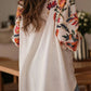 Floral Button Up Long Sleeve Shirt - Oh she Rose