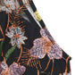 Floral Embroidered Halter Neck Pleated Jumpsuit - Oh she Rose