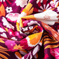 Floral Johnny Collar Long Sleeve Midi Dress - Oh she Rose