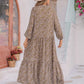 Floral Tiered Dress - Oh she Rose