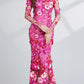 Floral Whimsy Midi Dress - Oh she Rose