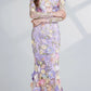 Floral Whimsy Midi Dress - Oh she Rose