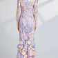 Floral Whimsy Midi Dress - Oh she Rose