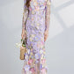 Floral Whimsy Midi Dress - Oh she Rose