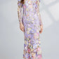 Floral Whimsy Midi Dress - Oh she Rose