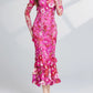 Floral Whimsy Midi Dress - Oh she Rose