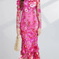Floral Whimsy Midi Dress - Oh she Rose
