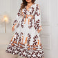 Flounce Sleeve Dress - Oh she Rose