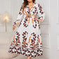 Flounce Sleeve Dress - Oh she Rose