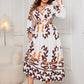 Flounce Sleeve Dress - Oh she Rose