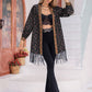 Fringe and Flare Cardigan - Oh she Rose