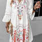 Garden Party Three - Quarter Sleeve Dress - Oh she Rose