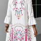 Garden Party Three - Quarter Sleeve Dress - Oh she Rose