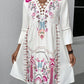 Garden Party Three - Quarter Sleeve Dress - Oh she Rose