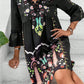 Garden Party Three - Quarter Sleeve Dress - Oh she Rose