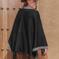 Geometric Open Front Fringe Hem Cardigan - Oh she Rose