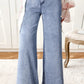 High - Waisted Wide Leg Flare Jeans - Oh she Rose