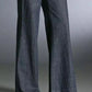 High - Waisted Wide - Leg Wash Jeans - Oh she Rose
