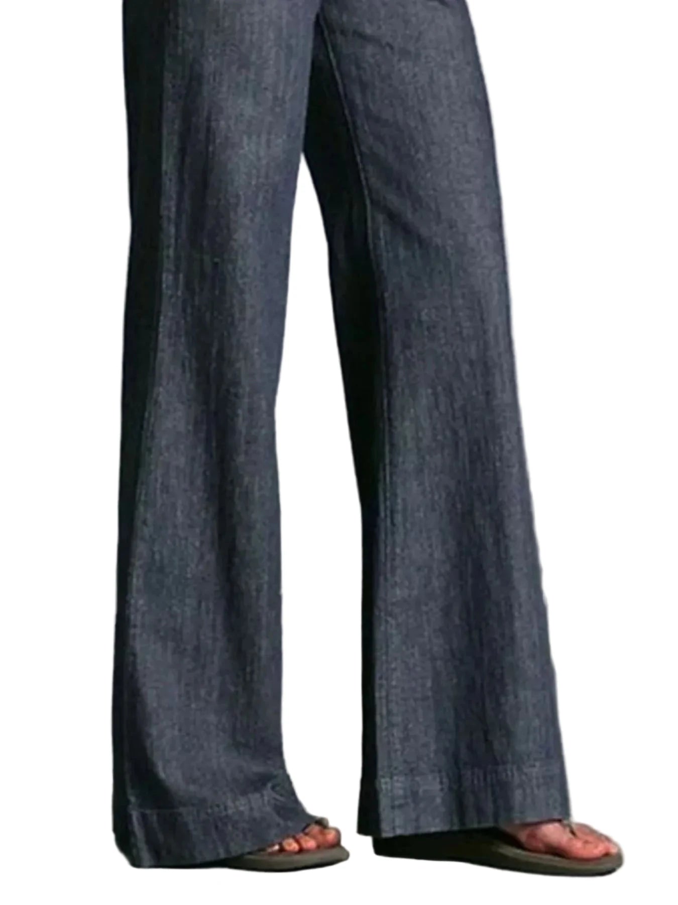 High - Waisted Wide - Leg Wash Jeans - Oh she Rose