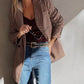 Houndstooth Blazer - Oh she Rose